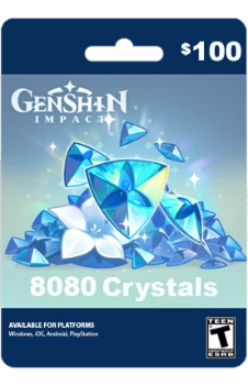 Genshin Impact Genesis Crystals Card