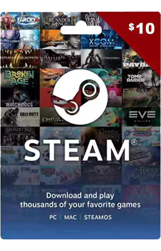 $10 Steam Gift Card