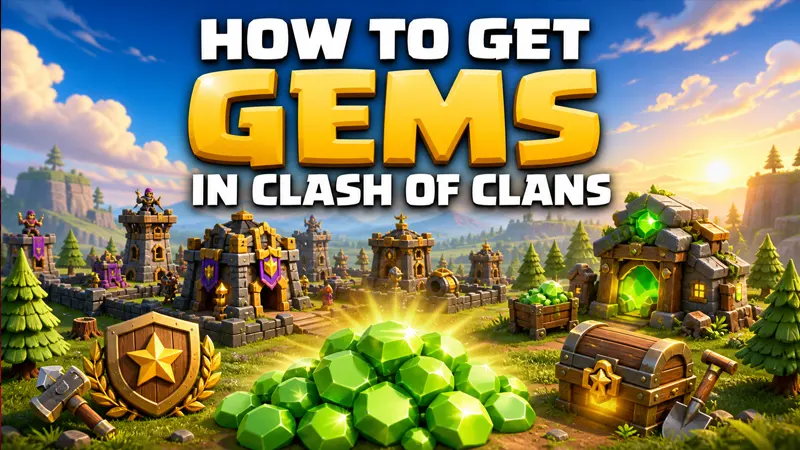 how to get gems in Clash of Clans