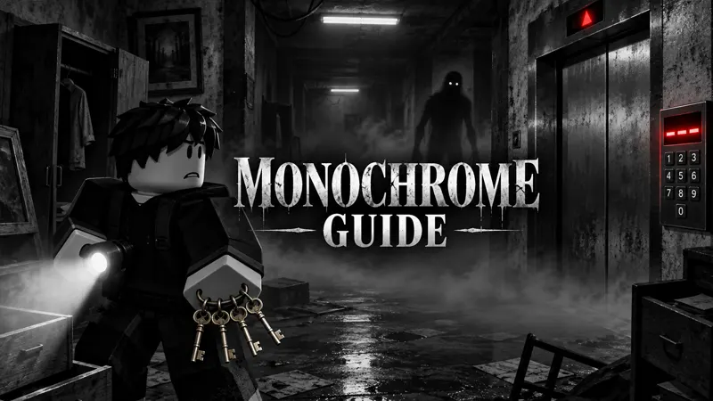 MONOCHROME Roblox Guide: 4 Keys, Code & Escape Tips