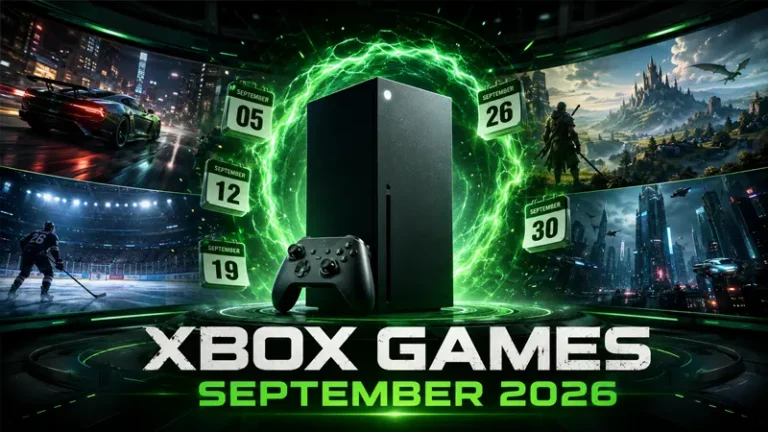 Xbox games September 2026