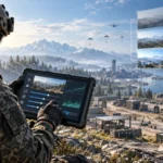 PUBG settings guide showing performance optimization at a training range