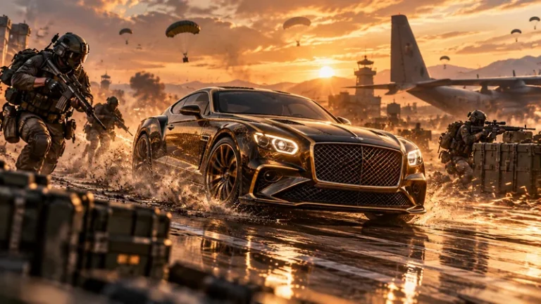 PUBG x Bentley luxury vehicle collaboration details
