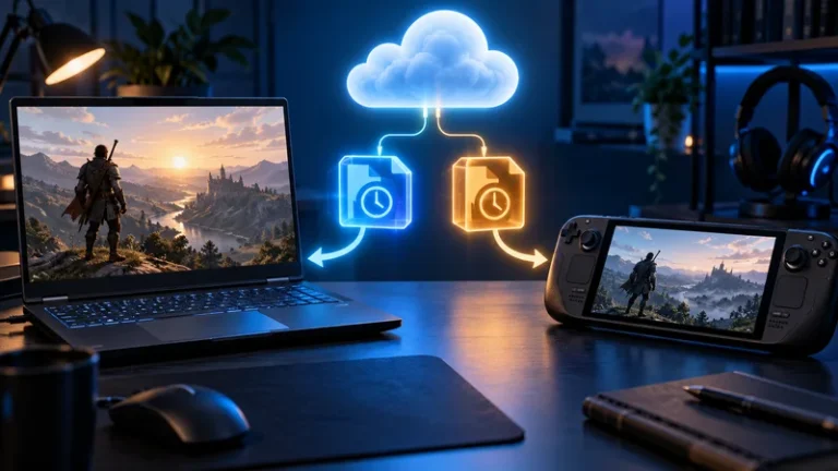 Steam Cloud conflict between laptop and handheld save copies